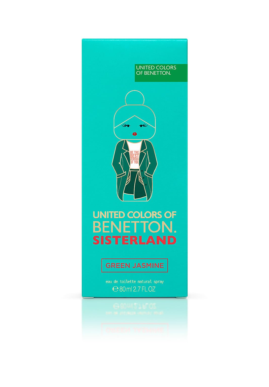 United Colors of Benetton Sisterland Green Jasmine Eau de Toilette 80 ml