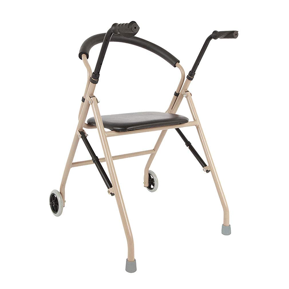 Buy Toilet Frame Walkers for seniors Folding Rollator Walker with 2