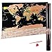 Scratch Off World and United States Travel Map - XL Poster w Precision Scratch Tools 33