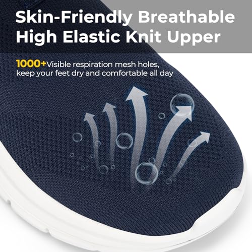 FitVille Women's Slip On Shoes Wide Walking Shoes for Women Slip On Sneakers for Flat Feet Plantar Fasciitis with Arch Support2