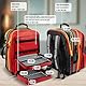 PULOX Erste-Hilfe-Rucksack - Notfallrucksack mit farbigem Klett-Modul-System - Unbefüllt