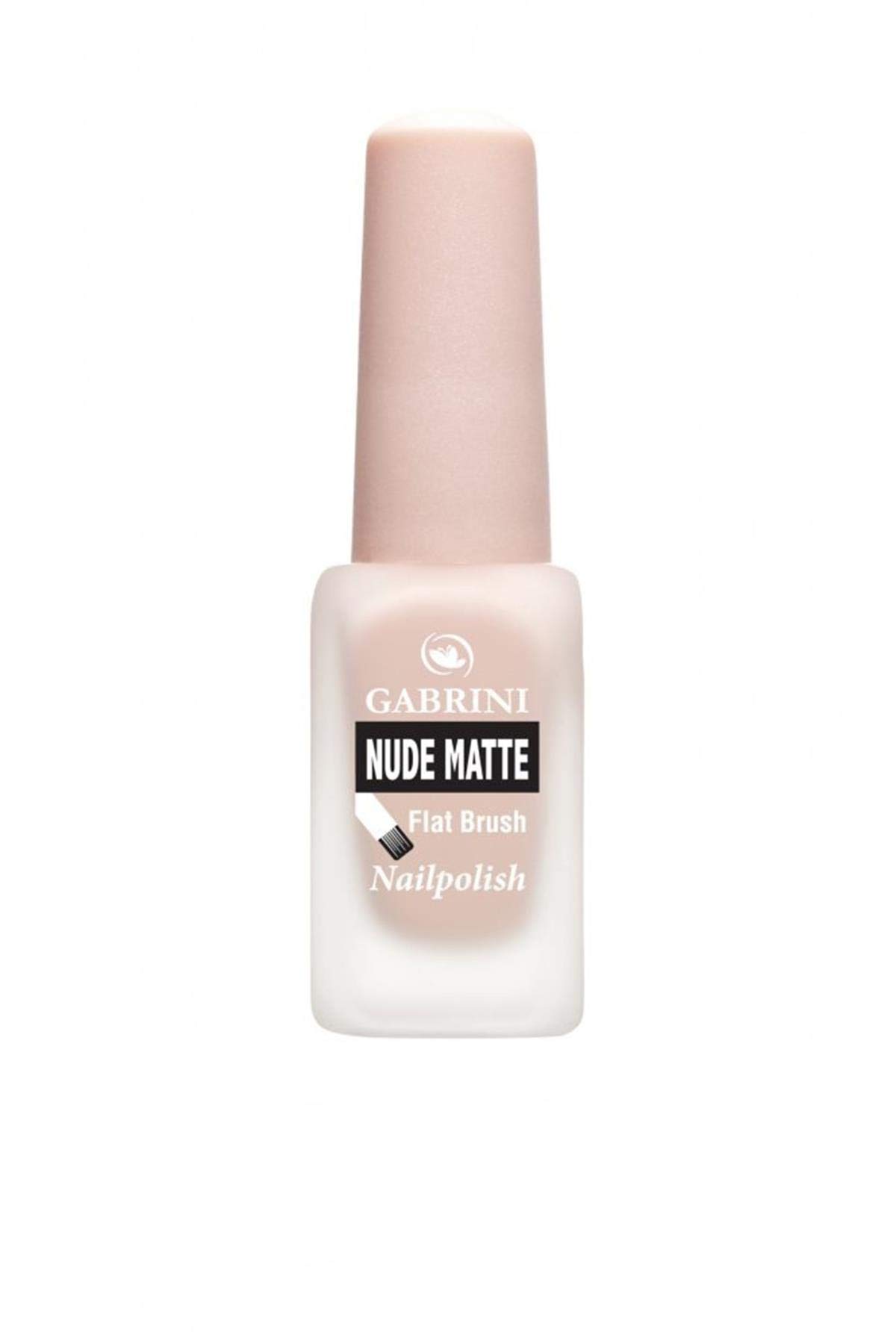 Gabrini Nude Matte Nail Polish 1 1 Paket (1 x 1 Adet)