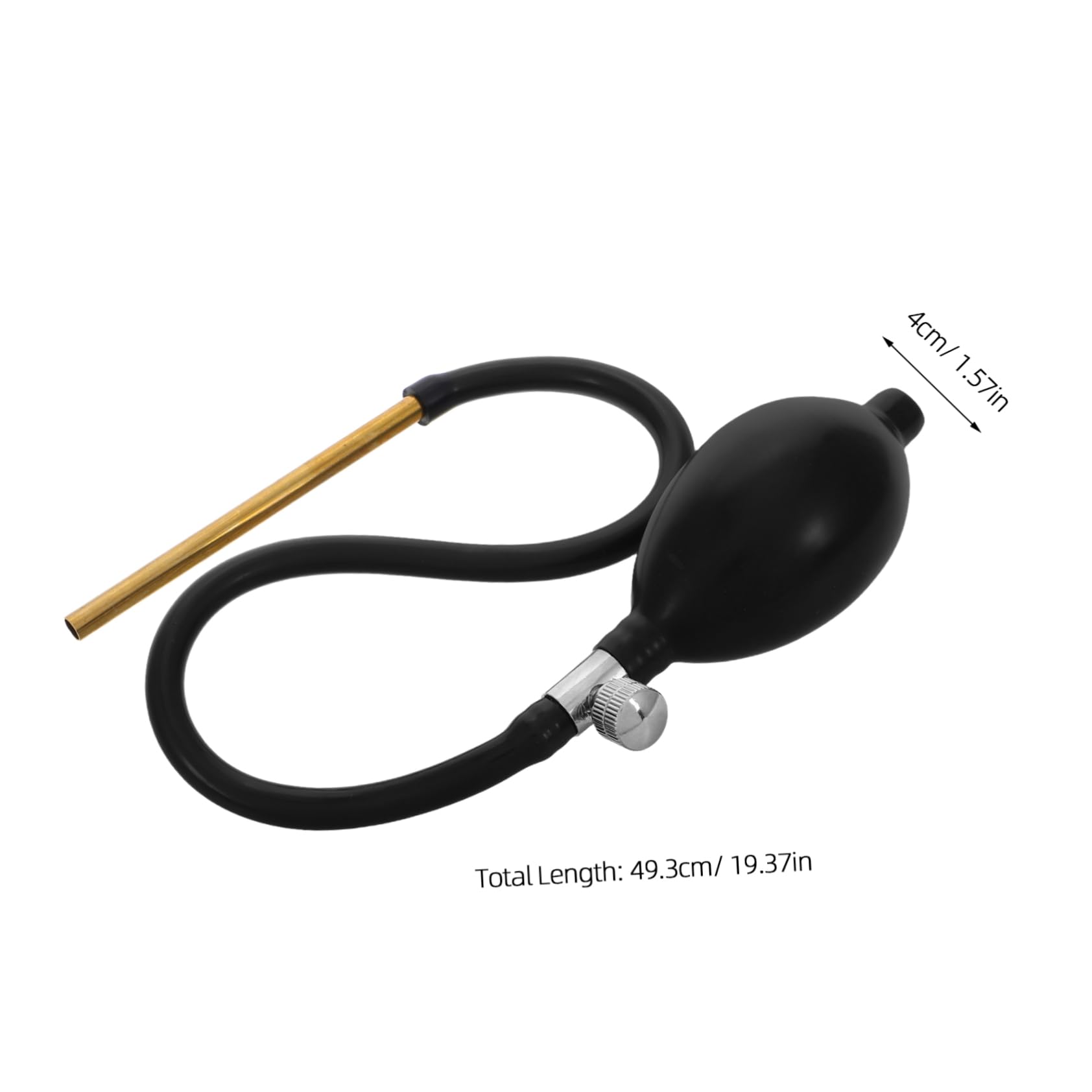 Zuckerblaspumpe Set 2 Stück | Mit Verlängertem Kupferrohr | Für Zucker-Kunst & Deko