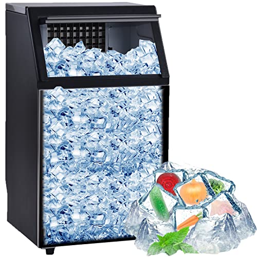 Máquina de hielo portátil automática con sistema de limpieza miniatura 1