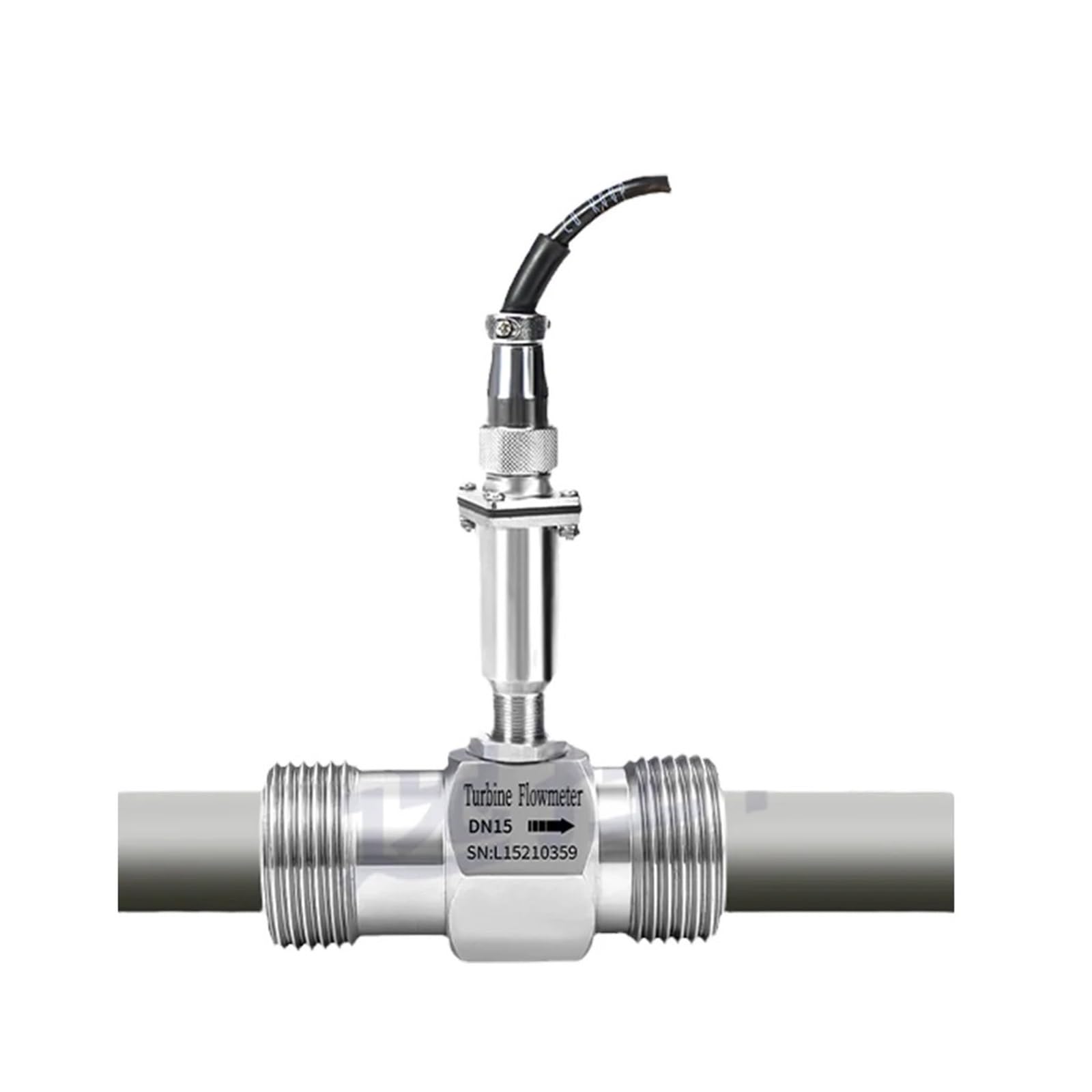 BALYDLUL Industrial Turbine Flowmeter DN4, DN10, DN6, DN15, DN20, DN25, DN32, DN40, DN50(DN20)