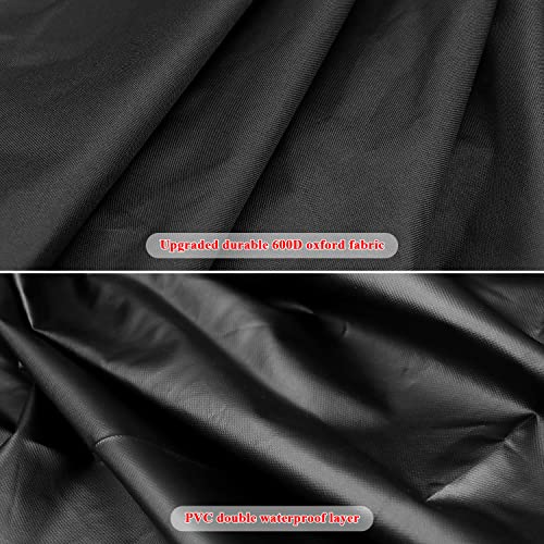Cegsin 58 Inch Grill Cover, Heavy Duty Waterproof Bbq Grill Cover, Uv And Fade Resistant Gas Grill Cover, 600D Outdoor Grill Cover Fits Grills Of Weber Brinkman Char-Broil, Etc-Black #TOP5