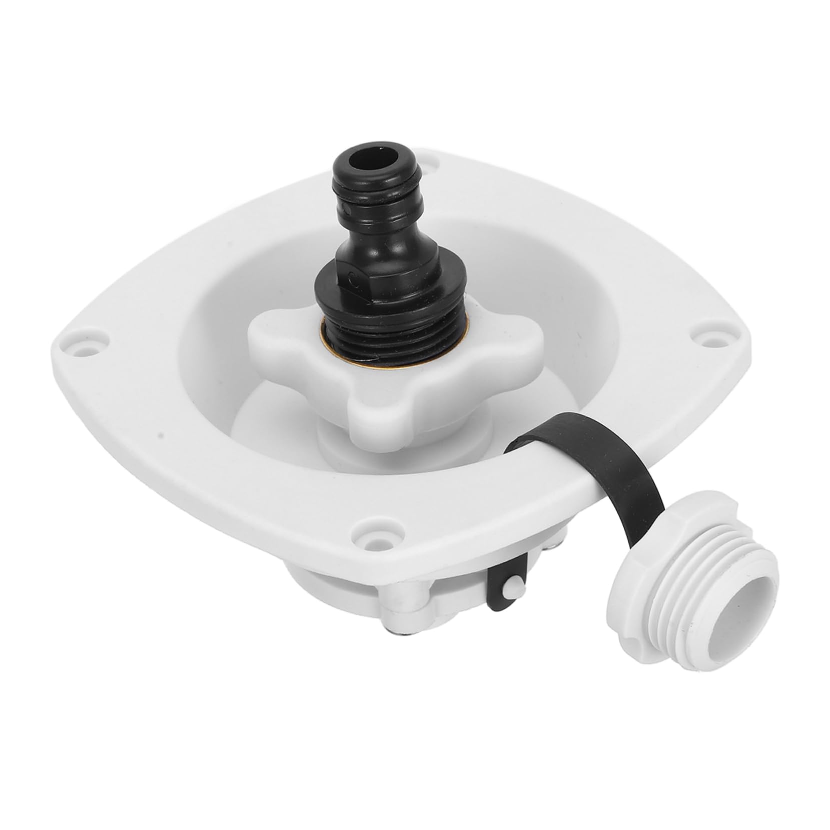 5piezas Tapón De De Agua Para Rv y Yate Accesorio De Modificación Tapa De Entrada De Agua Resistente y Instalación y Rápida Material