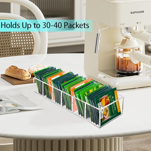 Tasybox Acrylic Tea Bag Organizer