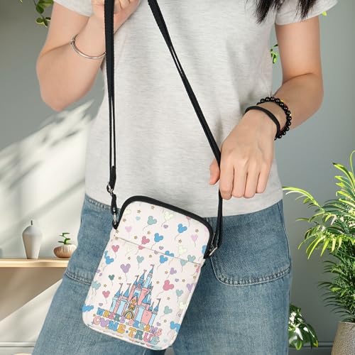 BWWKTOP Enchanted Kingdom Crossbody Bags Fantasy Land Inspired Gifts Crossover Shoulder Bag Fairy Tale Vacation Merch4