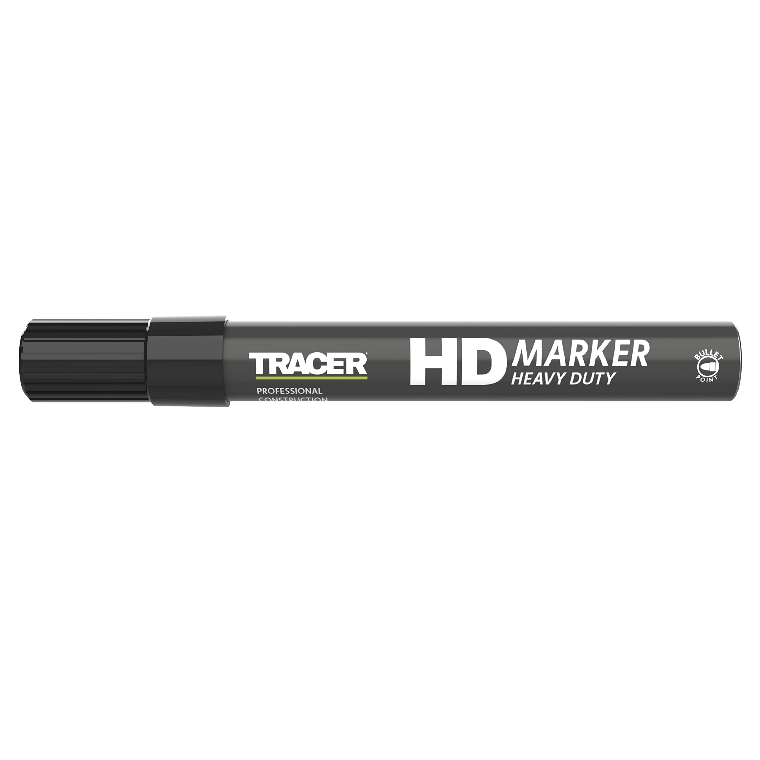 Heavy Duty Construction Marker (1-3mm Bullet Point General-Purpose Marker ideal for construction sites) – Black