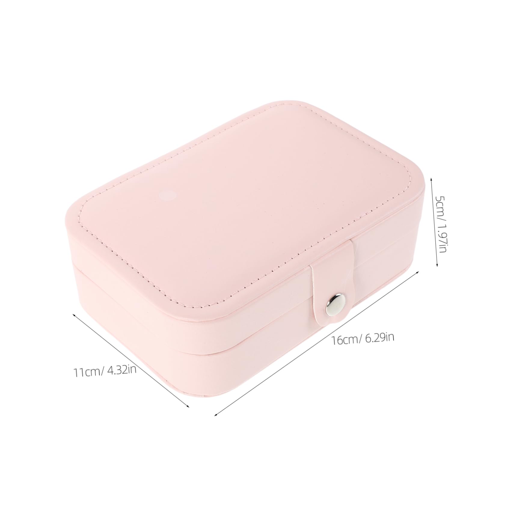 HEMOTON Guzheng Nail Storage Box Nail Tool Container Compact Organizer Bag Travel-friendly Supplies