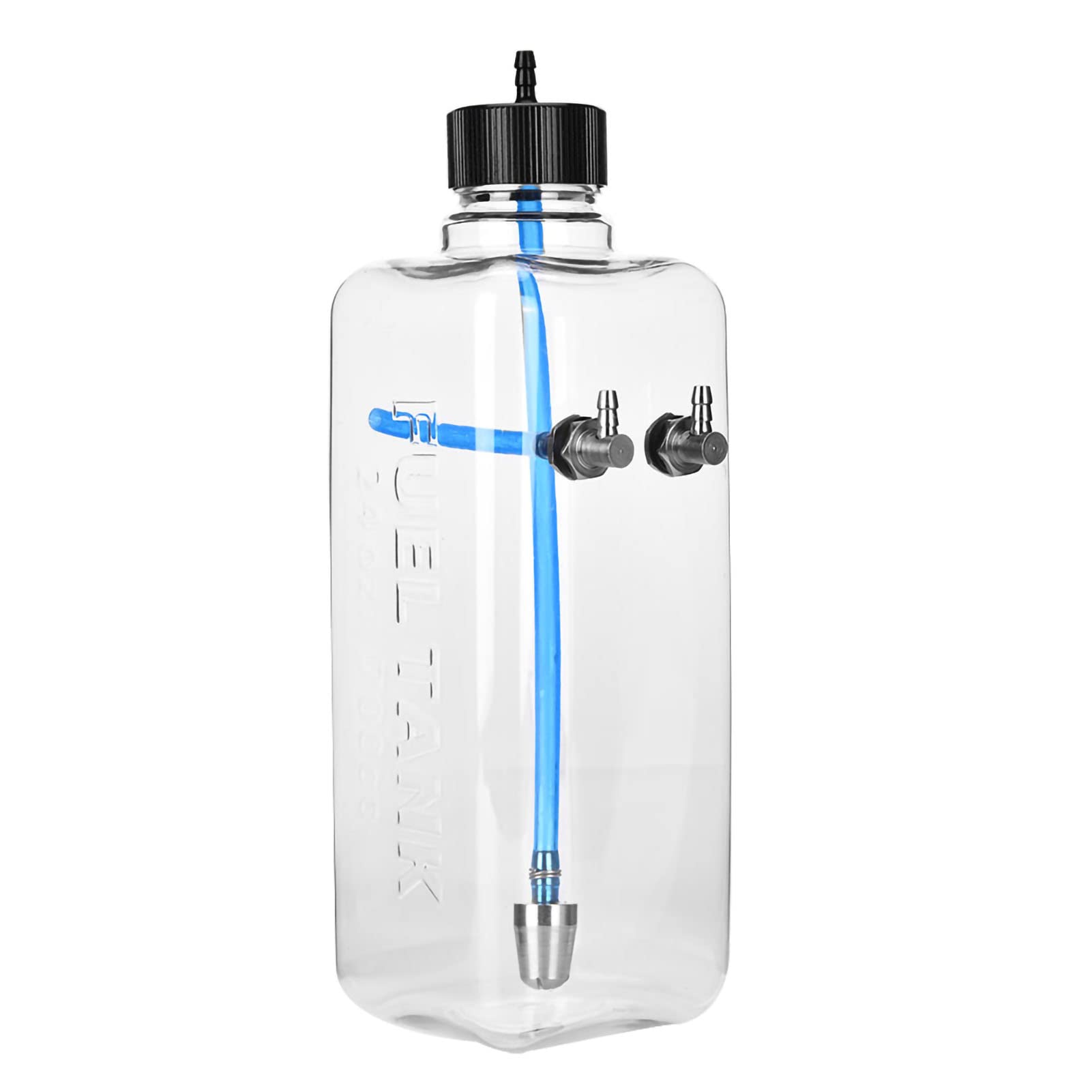 Serbatoio carburante RC in plastica trasparente con buona tenuta, serbatoio carburante in plastica trasparente ad alta resistenza (700 ml (per aerei 50-70cc))