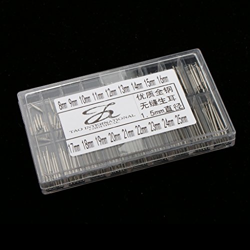 360 peças de pulseira de relógio profissional de aço inoxidável resistente