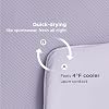 Bedsure Cooling Blankets for Hot Sleepers - Cooling Comforter, Summer Ice Cold Twin XL Blanket for Bed, Lightweight Breathable Double-Sided Comforter for Dorm Room, Lavender, 66x90 Inches