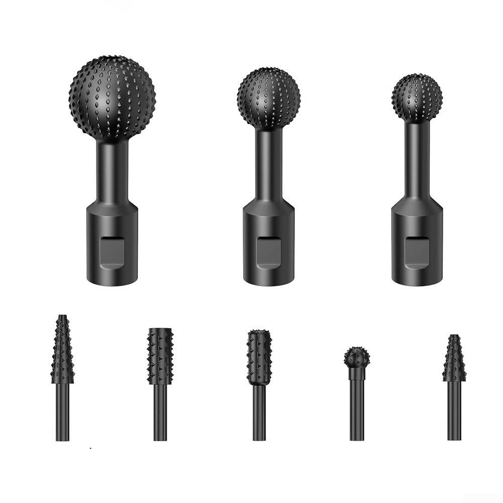 Juego de 8 Gubias Esféricas para Madera Blanda(B)