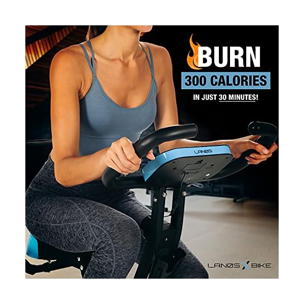 LANOS-Workout-Bike-For-Home-2-In-1-Recumbent-Exercise-Bike-and-Upright-Indoor-Cycling-Bike-Positions-10-Level-Magnetic-Resistance-Exercise-Bike-Foldable-Stationary-Bike-Machine-Fitness-Bike LANOS Workout Bike For Home - 2 In 1 Recumbent Exercise Bike and Upright Indoor Cycling Bike Positions, 10 Level Magnetic Resistance Exercise Bike, Foldable Stationary Bike Machine, Fitness Bike