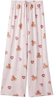 ジェラートピケ レディース フェイバリット総柄ロングパンツ ジェラピケ パジャマ ルームウェア gelato pique