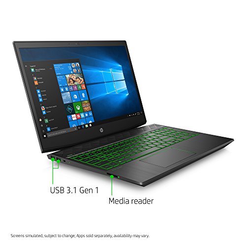 HP Pavilion Gaming Laptop,15.6" FHD IPS, Intel 8th Gen i5+8300H, NVIDIA GTX 1050Ti 4GB, 8GB RAM, 16GB Intel Optane Memory, 1TB HDD, Narrow border design, Windows 10 Home (15-cx0020nr,Black) best laptops for computer science students, HP Pavilion, 3WF00UA#ABA