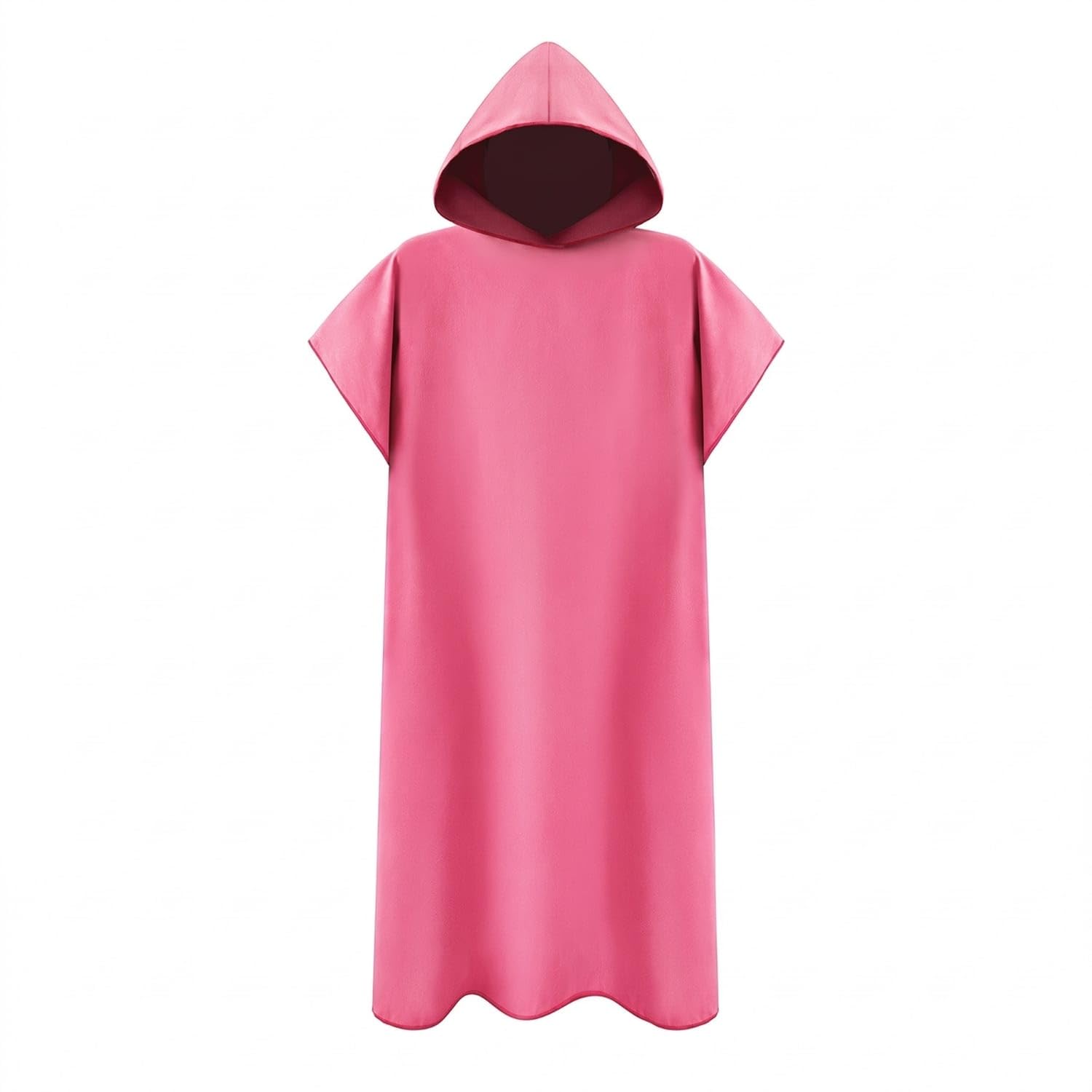 URJIX™ Double-Sided Fleece Hooded Changing Robe Quick 88x110cm Red | Convenience Red 88x110cm-picture-36
