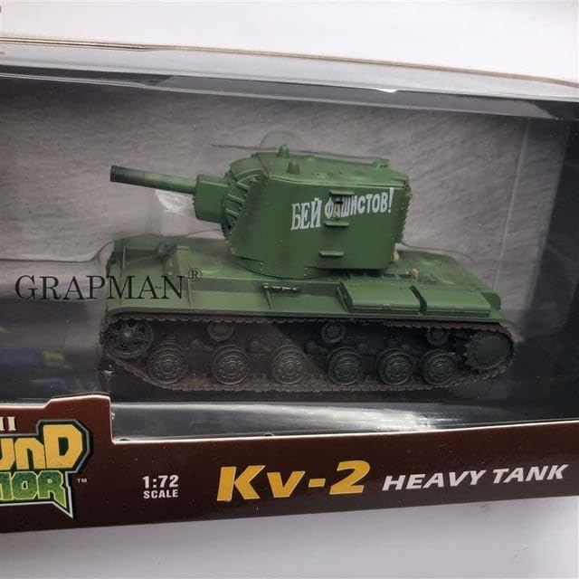 ТоуAE - Rusiann Kv-2 Heavy Tank USSR Army Tank Platinum Collectible Assembled Model Finished Model Easymodel Тоу (36281)