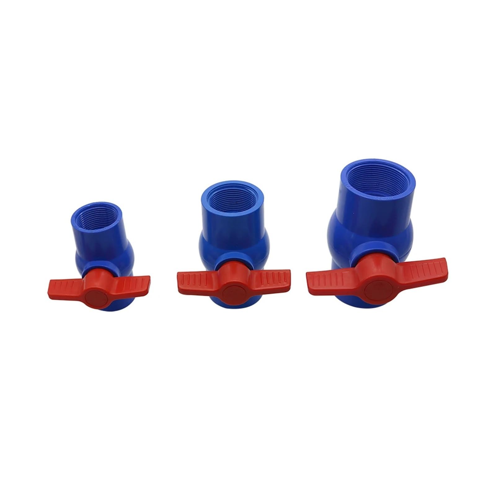 1 Szt. PVC Niebieski Gwint Żeński Zawór Kulowy 1.25 "1.5" 2 "rozmiar Nawadnianie Ogrodu Przełącznik Zatrzymujący Wodę Adapter Fajki Wodnej(2 inch)