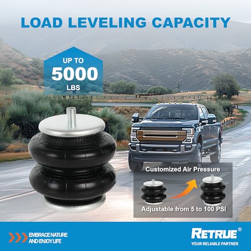 RETRUE Rear Air Bags | 2011–2026 Silverado & Sierra 2500HD Air Helper Springs - Image 6