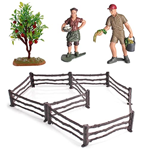 36 Stück Realistische Bauernhof Tierfiguren Miniatur Bauernhof Tier Spielzeug Spielset Pädagogisches Lernspielzeug für… – Bild 8