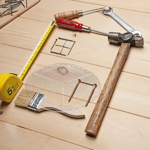 300MM Round Centre Finder, Woodturning Centre Finder Tool, Woodworking Compass Circles Drawing Tool Acrylic Accurate Scale Centering Ruler for Woodturners Bowls Lathe Work Drawing Circles Diameter 6 300MM Round Centre Finder, Woodturning Centre Finder Tool, Woodworking Compass Circles Drawing Tool Acrylic Accurate Scale Centering Ruler for Woodturners Bowls Lathe Work Drawing Circles Diameter - Image 6