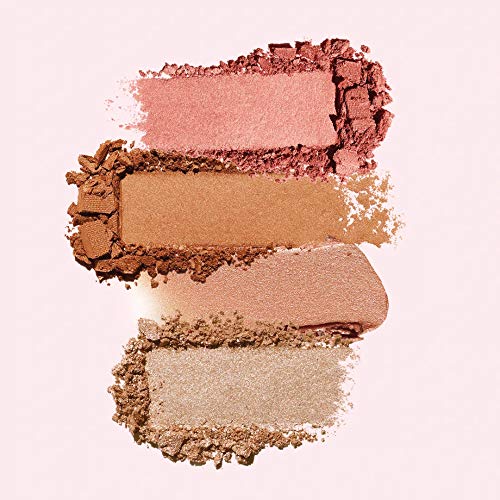 Beauty Blocks 4-in-1 Face Palette from Sculpted by Aimee (Medium) - Vegan Bronzer, Blusher, Powder & Cream Highlighters to Define and Glow - Image 4