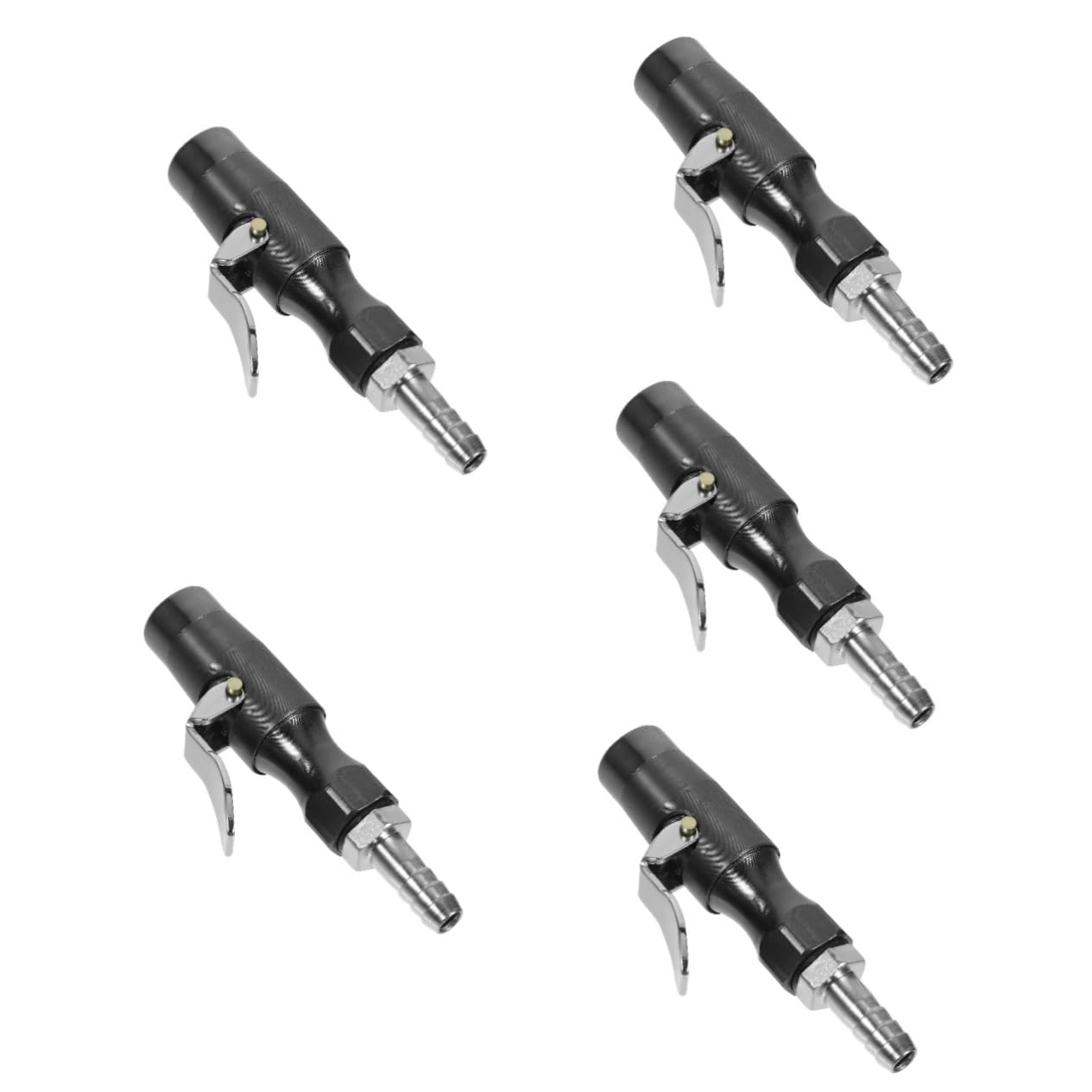 5piezas Adaptador De Inflador De Neumáticos Boquilla Rápida para De Aire Compacto y Ligero para Automóviles y Uso Práctico