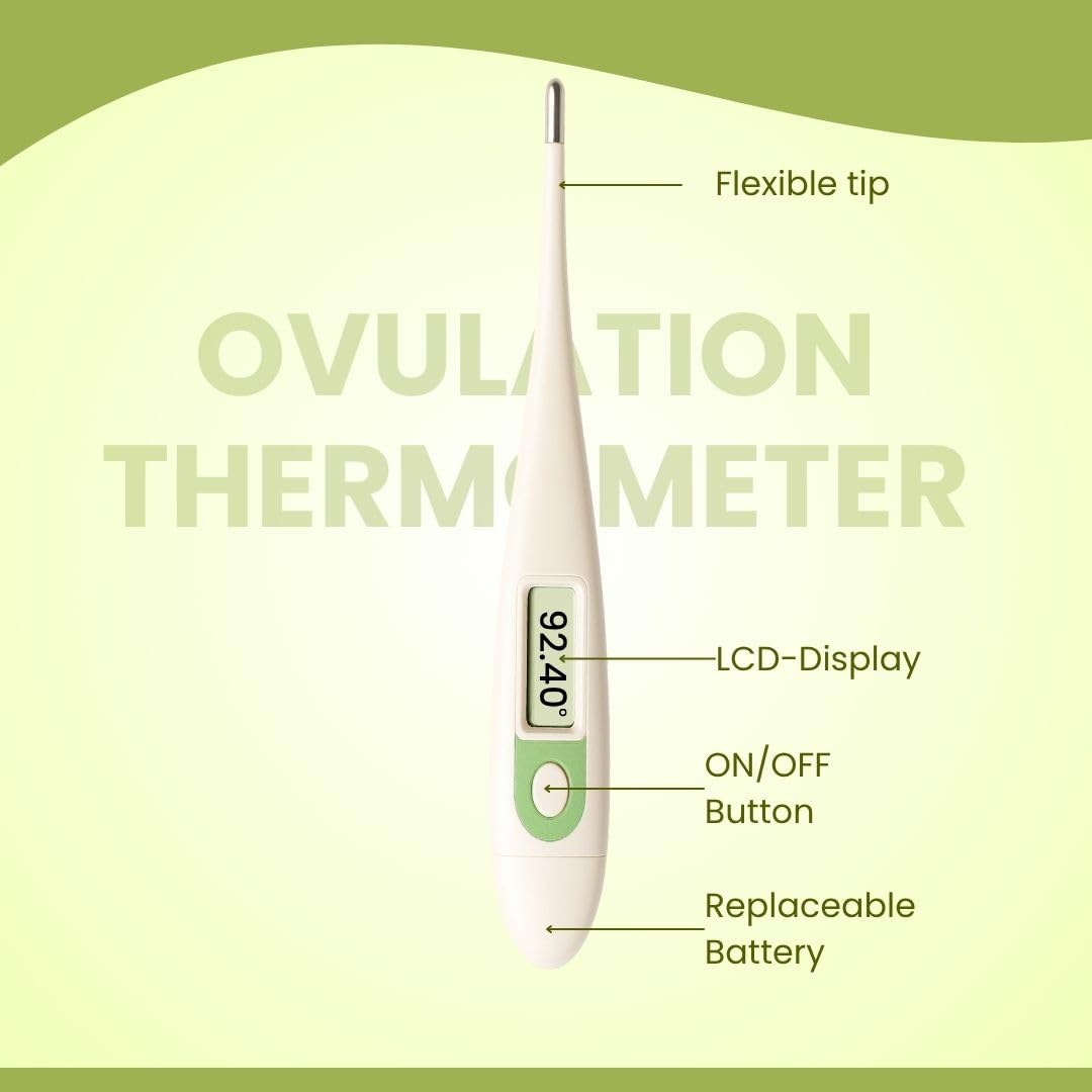 NeoDocs Basal Body Digital Ovulation Thermometer (2 Decimal Accuracy) – Pregnancy Planning & Temperature Tracking | BBT for Ovulation Detection - Image 4 thumbnail