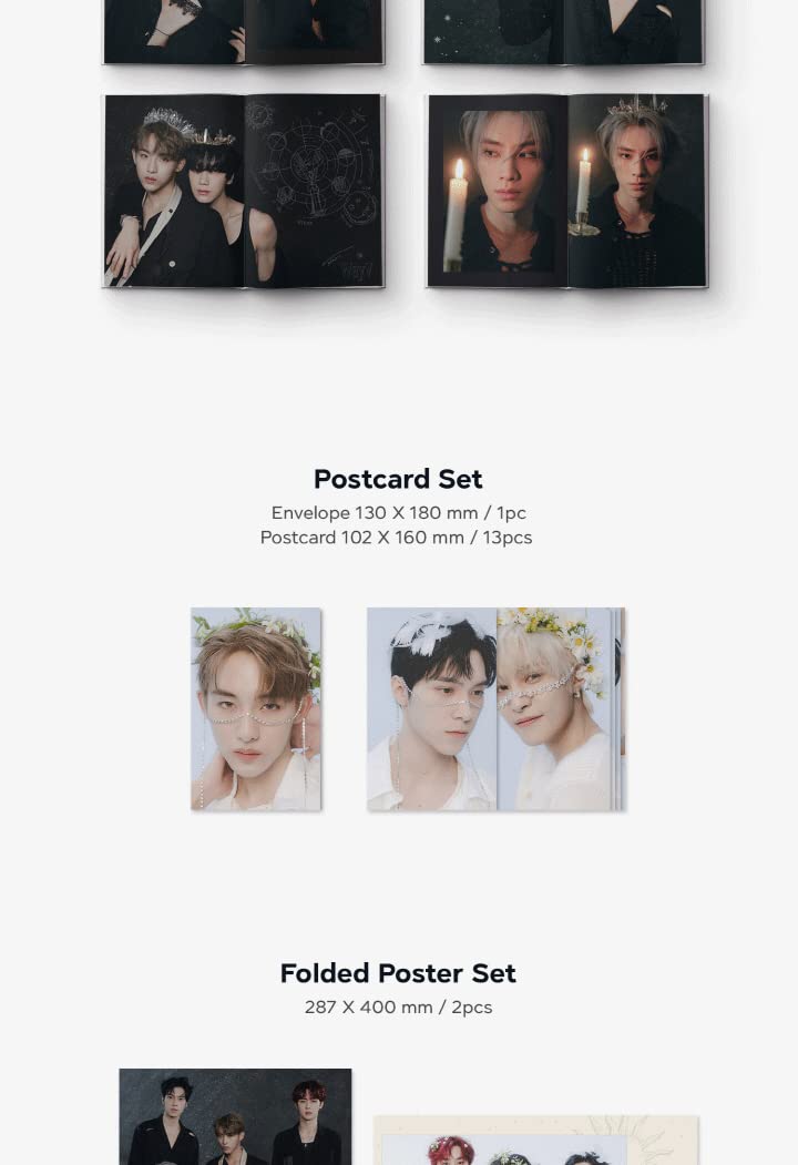 SM Ent 2023 Season's Greetings Package+Desk calendar+Hardcover diary+Envelope+Postcard+Folding poster on pack+Sticker+Mini Brochure+Clear photocard+Photocard+Photo sticker+Tracking (WayV)