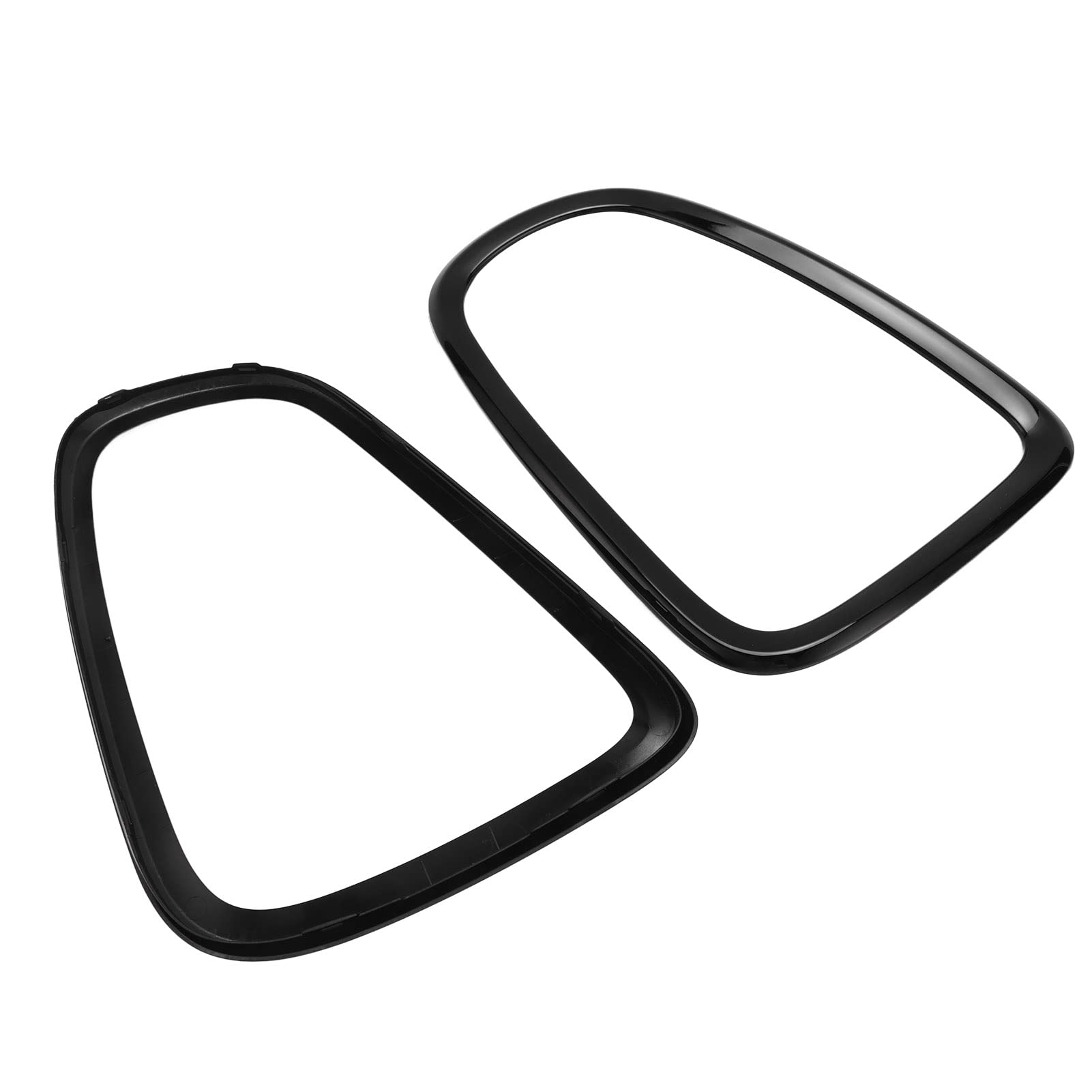 2 Pezzi di Rivestimento della Copertura della Luce Posteriore, Anelli del Telaio delle Luci Posteriori per R56 R57 R58 R59 2007-2014, Rivestimento della Cornice della Luce Posteriore Dell'auto (Nero