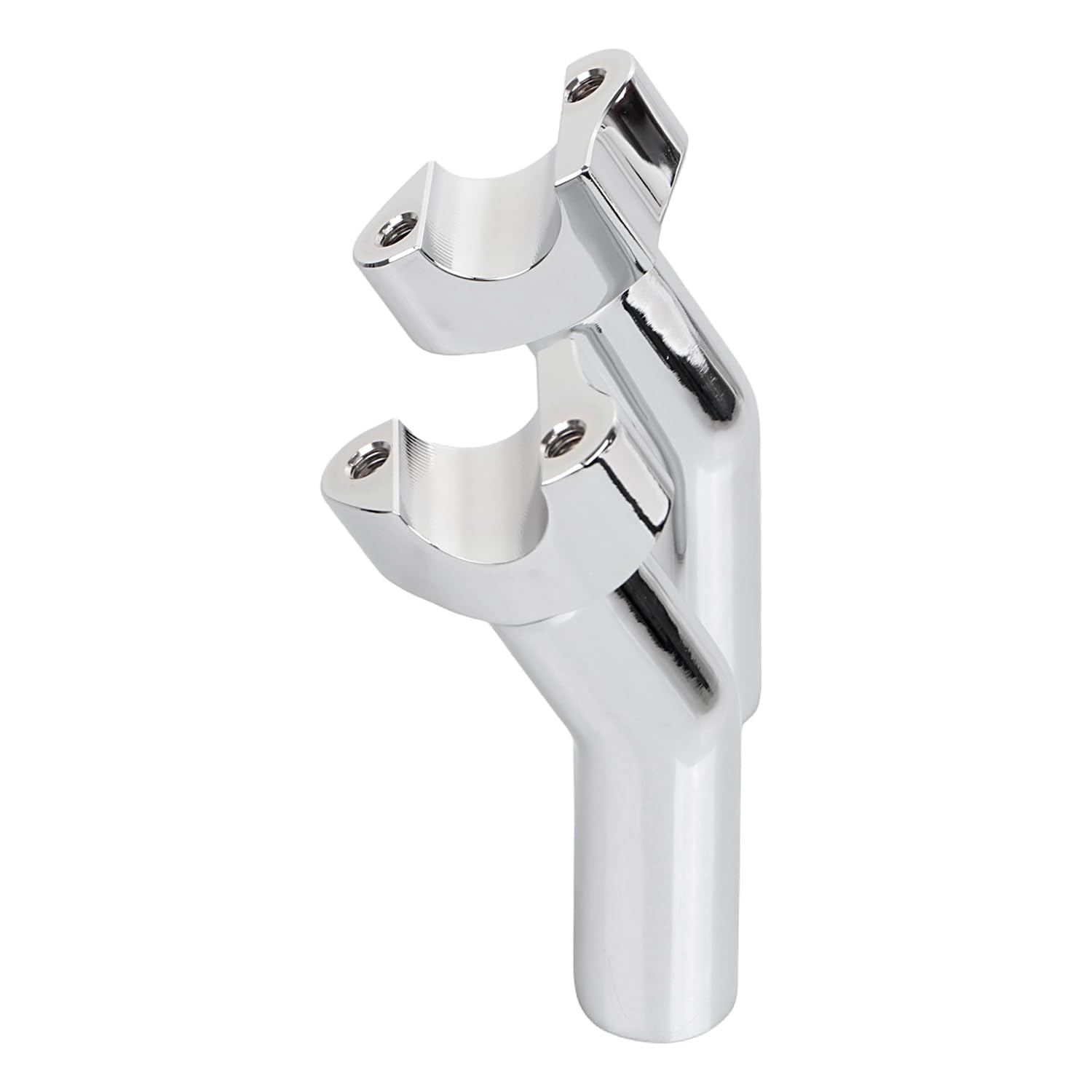 Rehausseurs de guidon chromés de 10,2 cm pour Harley 2,5 cm Dyna Street Bob Fat Boy Heritage Softail Sportster XL 883 1200