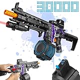 Large Gel Ball Blaster with Drum and Sight,Electric Cool Ball Blaster with 30000+ Gel Balls, for Sho