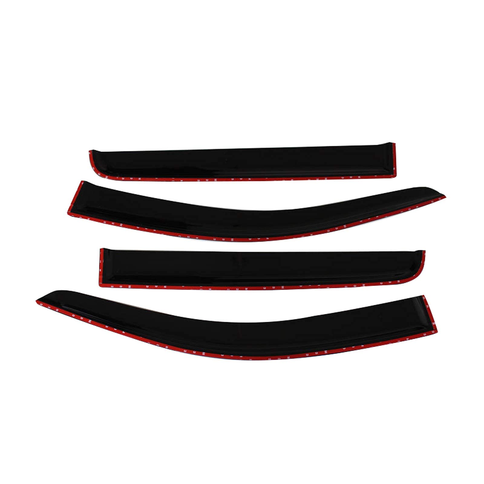 Deflectores de Viento para Ford Ranger Wildtrak 2012-2022,T6 T7 T8 Raptor Wildtrak XL XLT Limited Tremor Platinum Déflecteurs d'air