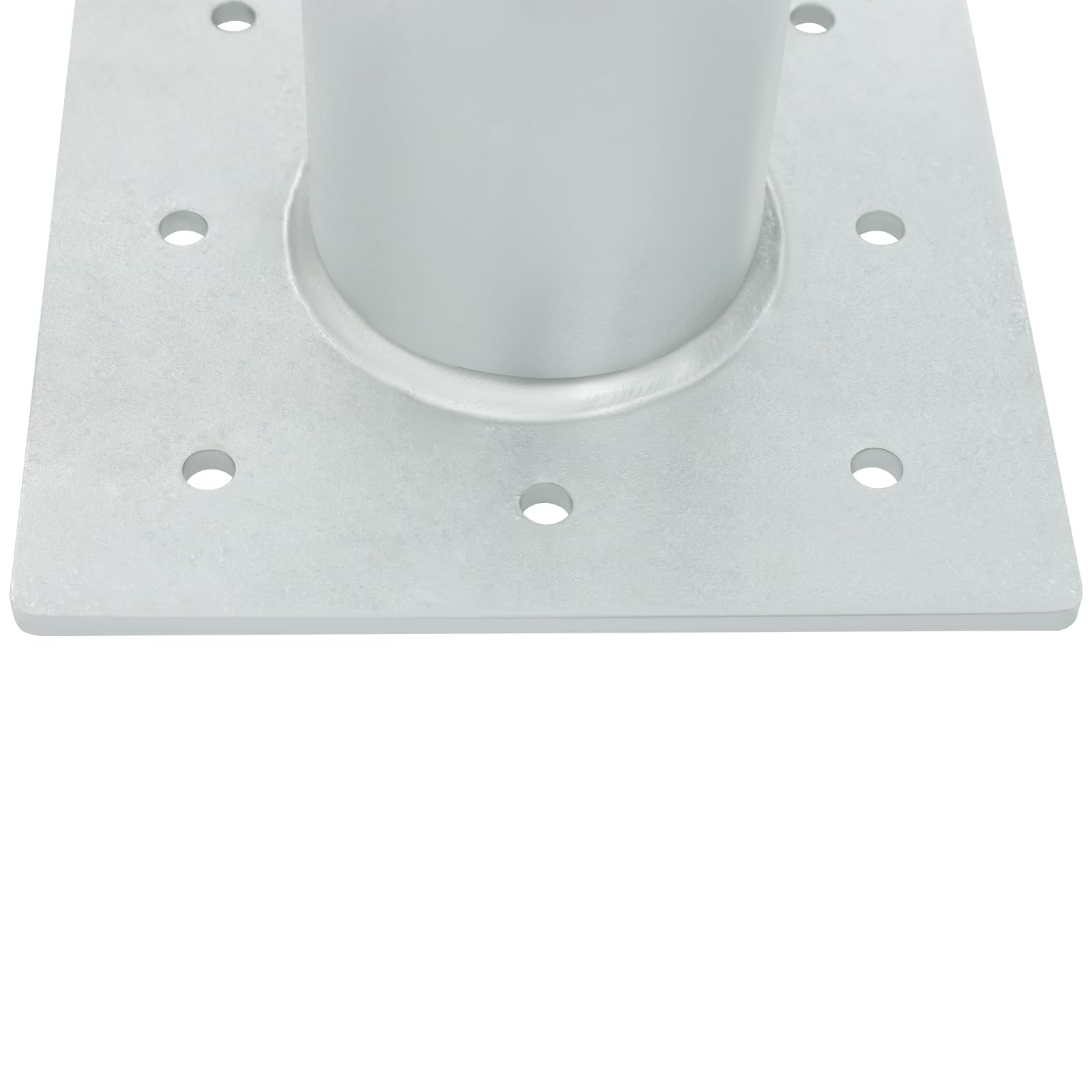 Ancla de techo para hormigón, anclaje para postes pesados, galvanizado, con carga de rotura de 5000 libras, para anclaje exterior o interior