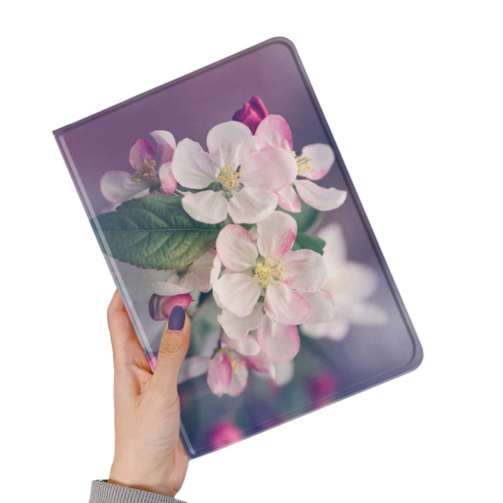 Floral Case for iPad Air 3rd Generation Pro 10.5" Case Flower Pattern Cute Slim Leather Folio Smart Cover with Pencil Holder Auto Sleep/Wake, Color S
