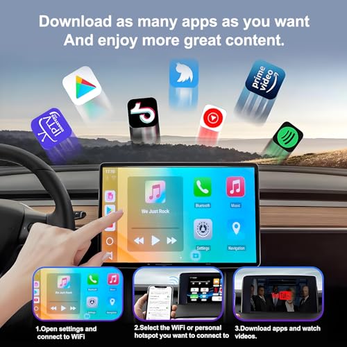 Adaptador CarPlay inalámbrico Android Auto AI Box con CPU Qualcomm y Android 13 5