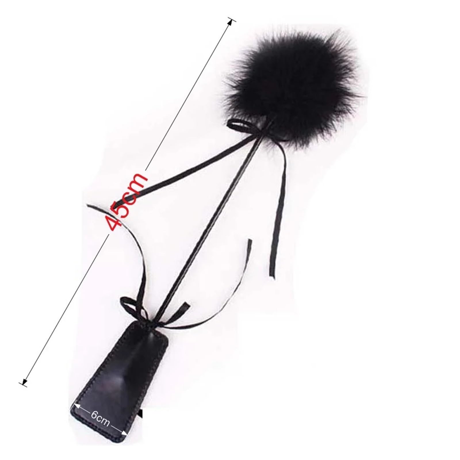 Genérico Látigo de Dos Funciones, látigo de Entrenamiento de Caballos de Plumas Suaves for Establecer una Buena comunicación y Comando con los Caballos.