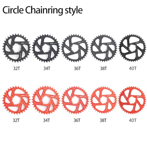 CYSKY Plato Monoplato 32 dientes Aluminio Negro miniatura 4