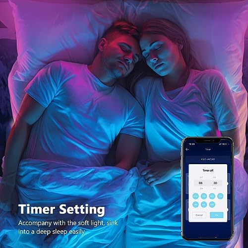 Led Strip Light, 10m Led Lights, Cuttable Led Light Strips with Smart App Control Remote, Music Sync Colour Changing RGB Led Strip Lights for Room Decoration - Image 6