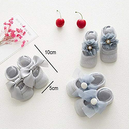 Image of SYGA NewBorn Baby's Regular Cotton Socks (Pack Of 3) For 0-12 months