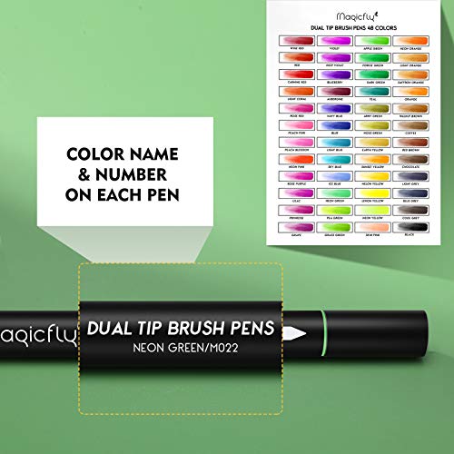 Magicfly 48 Pennarelli Acquerelli Doppia Punta con...