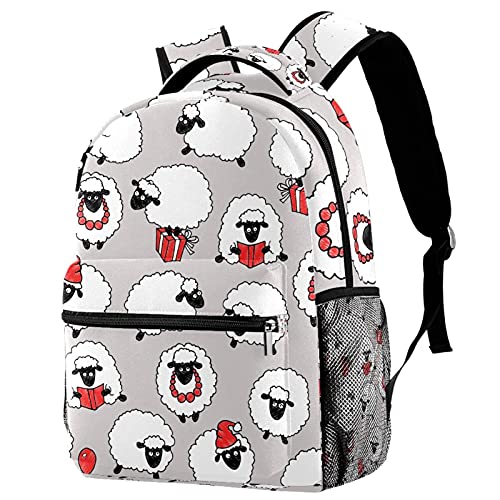 Sac à dos de voyage rouge et rose grand volume pour homme et femme