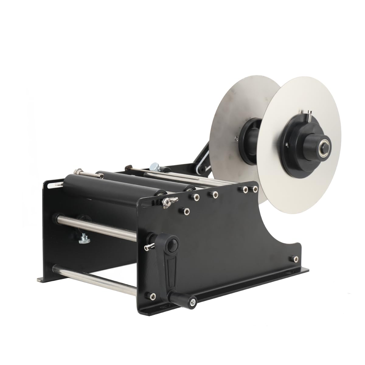 Applicatore di etichette 10-30 pezzi/min per bottiglie rotonde, etichettatrice semiautomatica regolabile da 2 a 12 cm di larghezza con lunghezza, perfetta per uso aziendale o personale