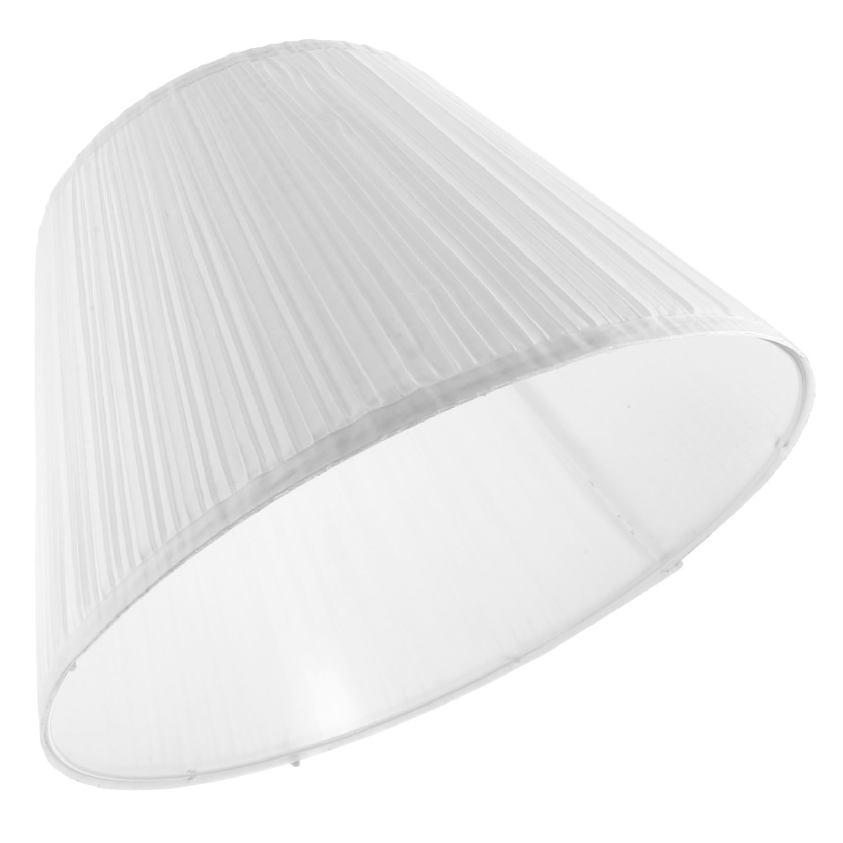 Pantalla de Lámpara Hogar de Lino Blanco, Estilo Simple