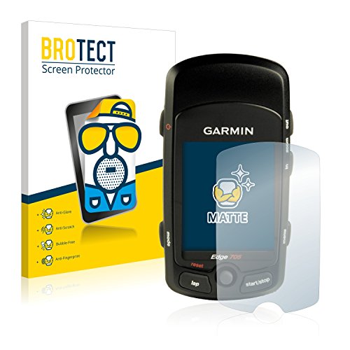 BROTECT Protector Pantalla Anti Reflejos para Garmin Edge 705 (2 Unidades) Película Mate Anti Huellas