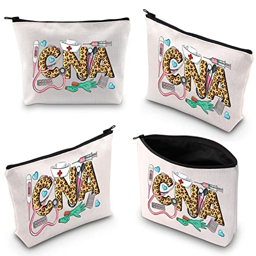 Image of WZMPA CNA Certified Nursing Assistant Cosmetic Makeup Bag CNA Nursing Graduation Gifts Zipper Pouch Bag For CNA Students Graduates (CNA bag)