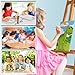 Ctosree 12 Pcs Pre Drawn Canvas for Painting for Boys Girls Pre Printed Cute Bulk Painting Canvas with Pictures to Paint Gift for Valentines Party Favor Activities(Animals,10